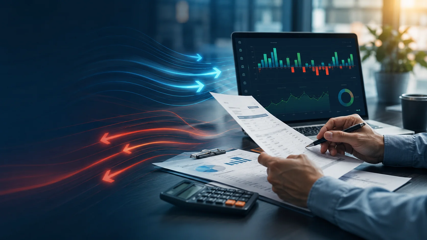 Ilustrasi cashflow dan arus kas